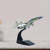 1:100 Fighter Jet Model Alloy Aircraft with Base Desktop Decor Diecast Plane Airplane