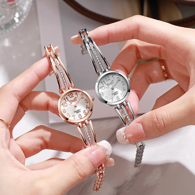 Women's Diamond Quartz Watch - Precision Movement, Elegant Design