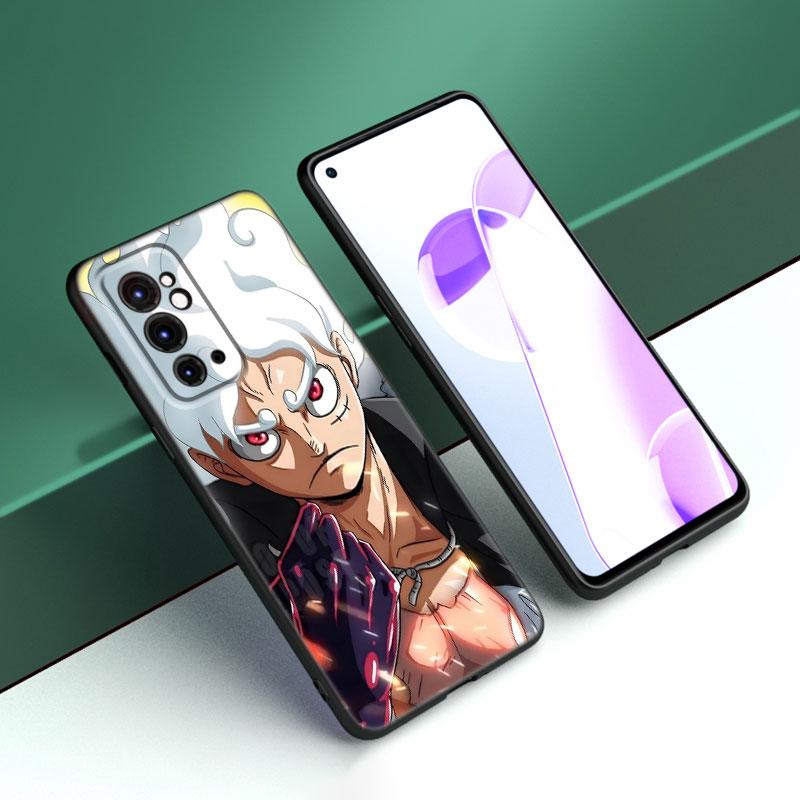 Luffy's Gear 5 Anime Black Silicone Phone Case For OnePlus 9 10 11 12 ACE 2V Pro 9RT 10T 10R Nord CE 2 3 Lite N10 N20 N30 5G