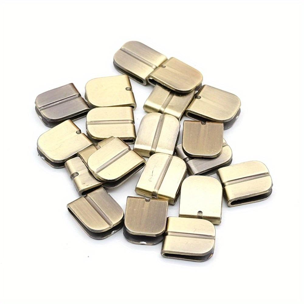 20/40Pcs Edge Corner Protectors Antique Bronze Metal Diary Corner Guards Photo Album Protectors Decorative Notebook Accessories