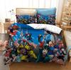 Anime 3D Printed My Hero Academia Duvet Cover Pillowcase Bedding Set Double Twin Full Queen King Adult Bedclothes Quilt Cover