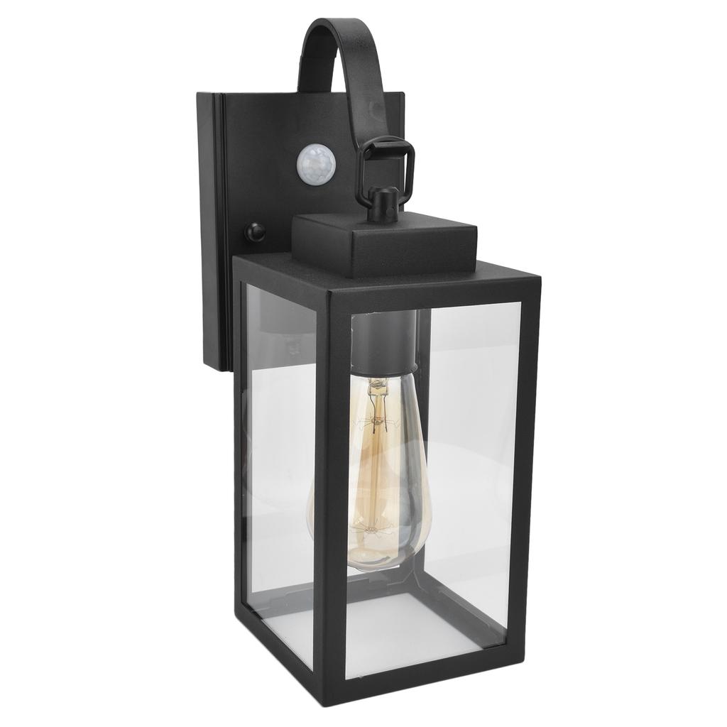 Induction Wall Lamp Retro Dusk to Dawn Wall Mount Light Fixtures Motion Sensor Porch Lantern for