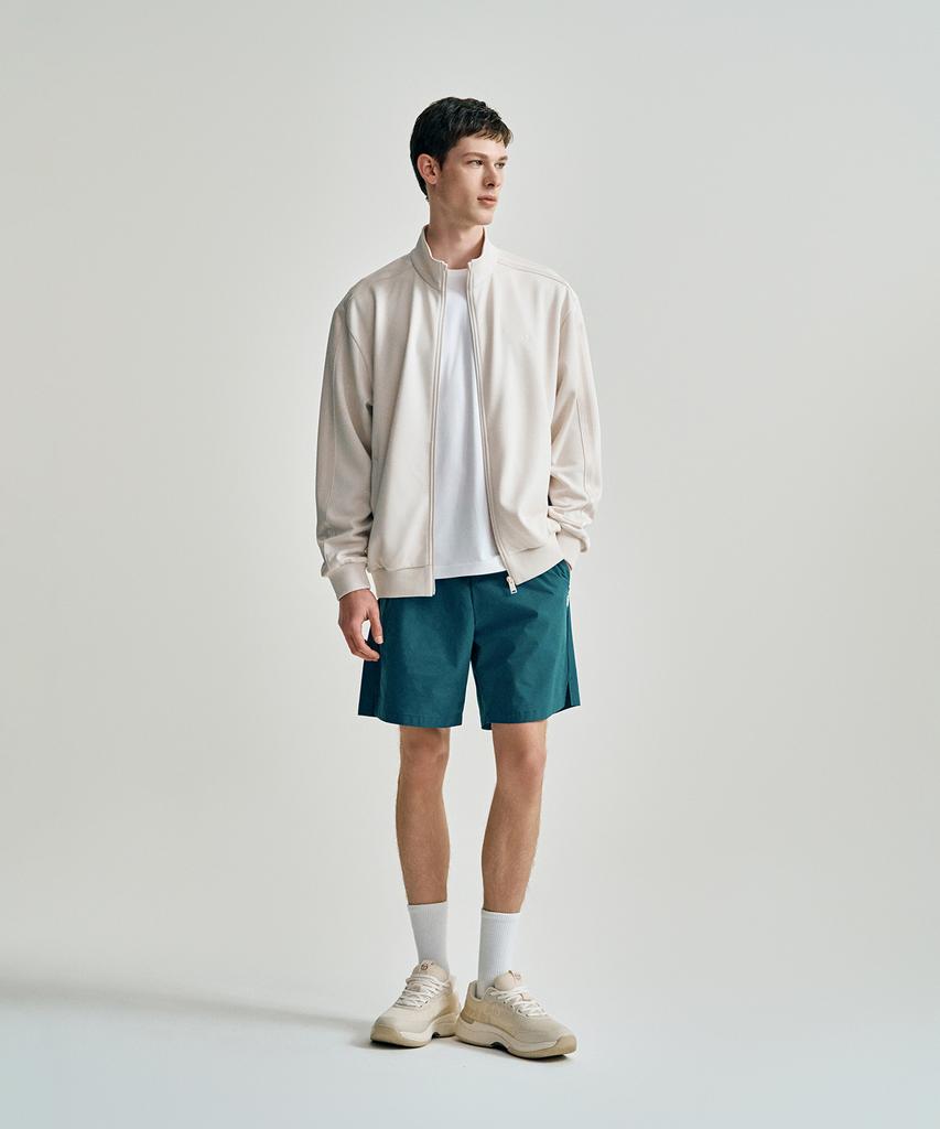 Sergio Tacchini U Tackini Современный спортивный топ свободного кроя (слоновая кость)