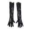 2 шт. Прозрачные кружевные перчатки до локтя Свадебные Женские Элегантные Короткие Тюлевые Варежки для Различных Особых Случаев