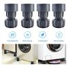 4PCS Washing Machine Foot Pad Non-slip Support Dampers Heightened Bracket Noise Reduction Shock Absorption Pad