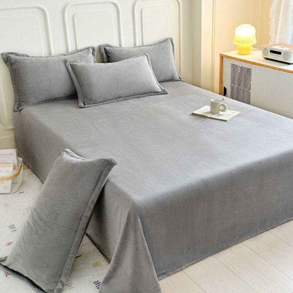 Soft Winter Pillow Cover Warm Cushion Cover Comfortable Flannel Pillowcase Kids
