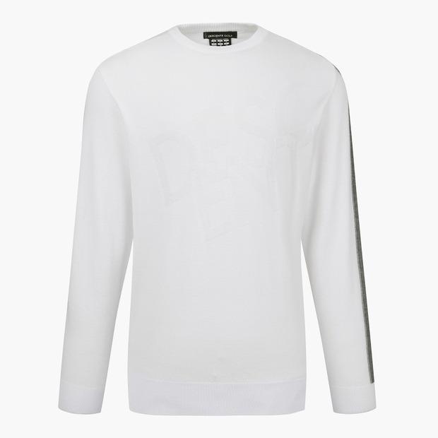 DESCENTE GOLF Men'S Round Neck Long Sleeve Sweater (Dp32Mfkp82)