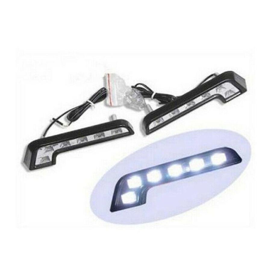 2x 12V 6LED Автомобильная Передняя Бамперная Противотуманная Фара для Вождения Супер Яркий Белый Свет Универсальная