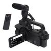 4K Video Camera Camcorder 18X Digital Zoom 4.0in Touch Screen WiFi Vlog Cameras with Microphone Handheld Stabilizer