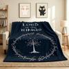 Lord Rings Flannel Blanket Throw Blanket Soft Warm Sofa Bed Camping home Decor Unique Christmas Gift C926581