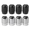 4Pcs Metal Car Tire Valve Stem Caps Auto Accessories For Volkswagen VW R Line Jetta GTI Golf 5 7 Caddy Passat b6 b8 Tiguan Polo zh2