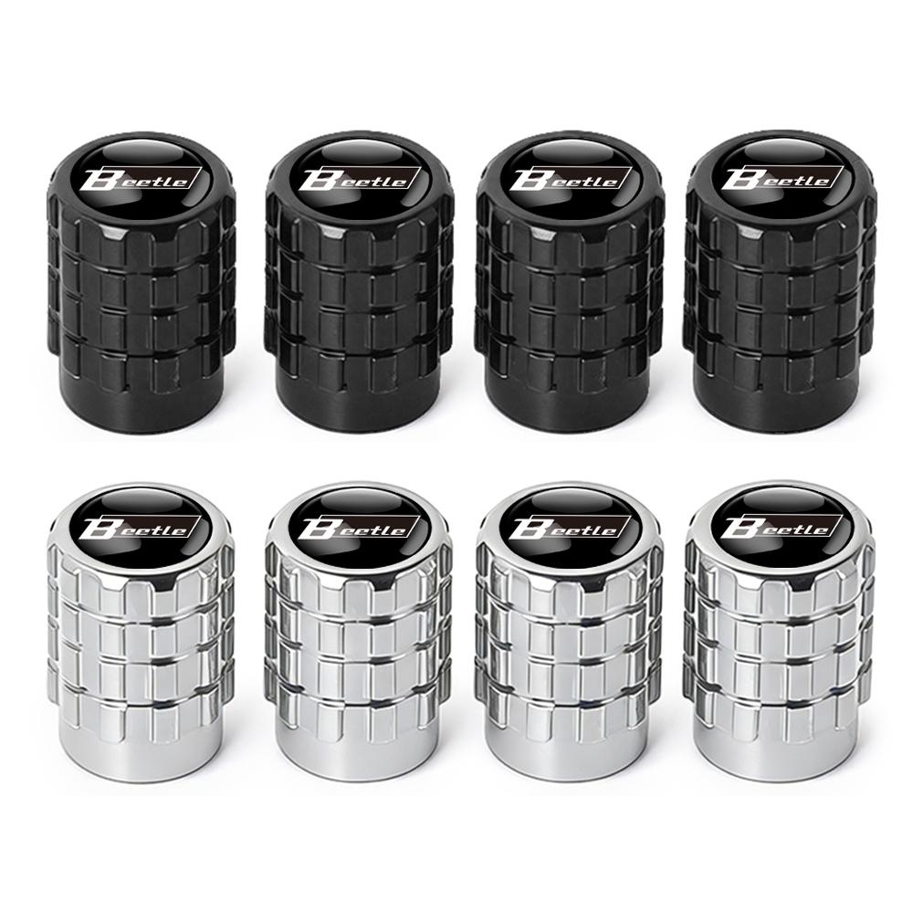 4Pcs Metal Car Tire Valve Stem Caps Auto Accessories For Volkswagen VW R Line Jetta GTI Golf 5 7 Caddy Passat b6 b8 Tiguan Polo zh2
