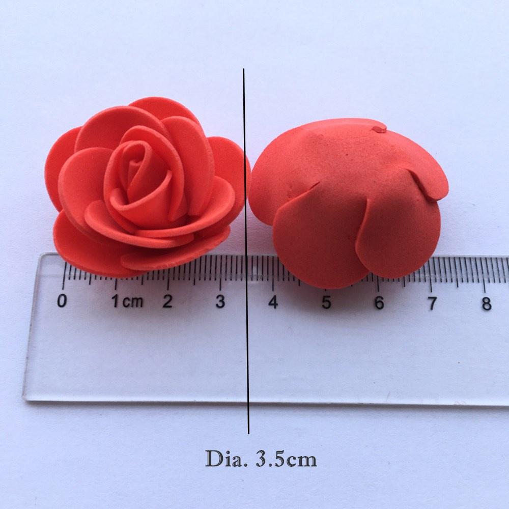 500 шт. плюшевый мишка из роз 3,5 см искусственные цветы из пенопласта для DIY свадебные декоративные рождественские украшения для дома