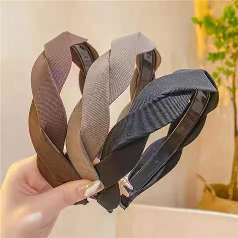 Elegant Simple Twist Headband for women Retro Suitable for daily wear, including washing up hair band girl Hair hoop