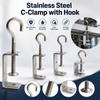 Pull Ring C-clamp Adjustable Fixed Holder Clip Professional Square Clamp  Hardware Fasteners