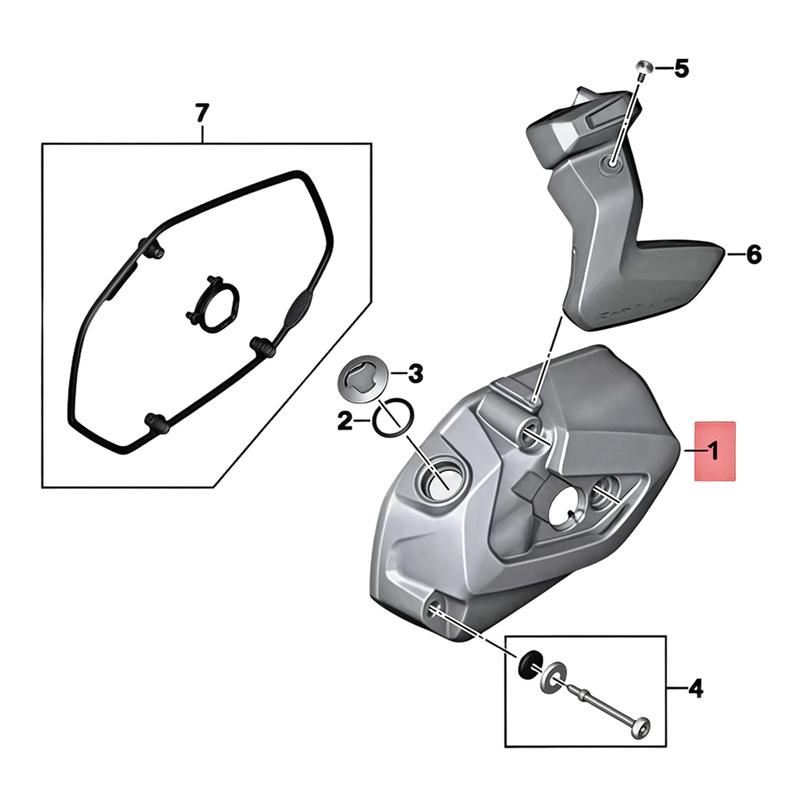 Black Valve Cover Gasket Set Rubber For BMW R1250GS R 1250 GS ADV GSA R RS RT 19 20 21 0J90 K50 K51 K52 K53 K54 11127923596