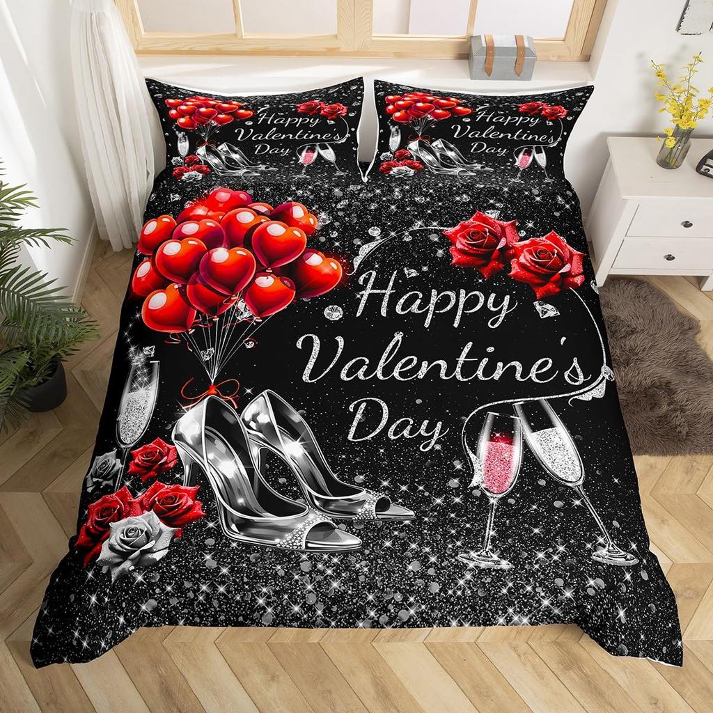 Luxury Shining Diamond Duvet Covers For Kids Boys Girls Lightweight Quilt Covers Jewelry Bedding Sets Bling Party Bedroom Decor