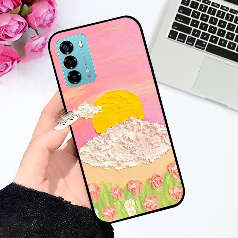 Чехол-дизайн для ZTE Blade V40 Nubia V 40 Силиконовый TPU Чехол для телефона Для ZTE Blade V41 Vita Axon 40 Lite Ударопрочный Бампер