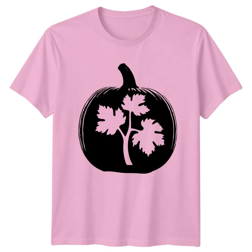 Pumpkin With Leaves TShirt Halloween Autumn Halloween Gift For Him And Her