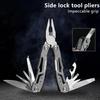 Outdoor Multitool Camping Portable Stainless Steel Folding Multifunction Tools Emergency Survival Knife Pliers