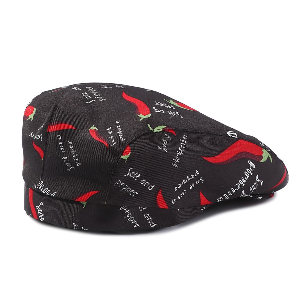 Kitchen Cooking Cotton Chef Mesh Patchwork Work Wear Hats Berets Waiter Caps