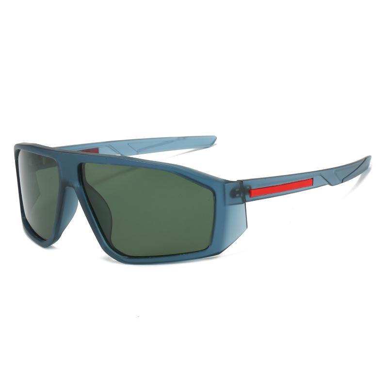 European and American new YK sports cycling colorful sunglasses large frame anti-ultraviolet men's sunglasses glasses