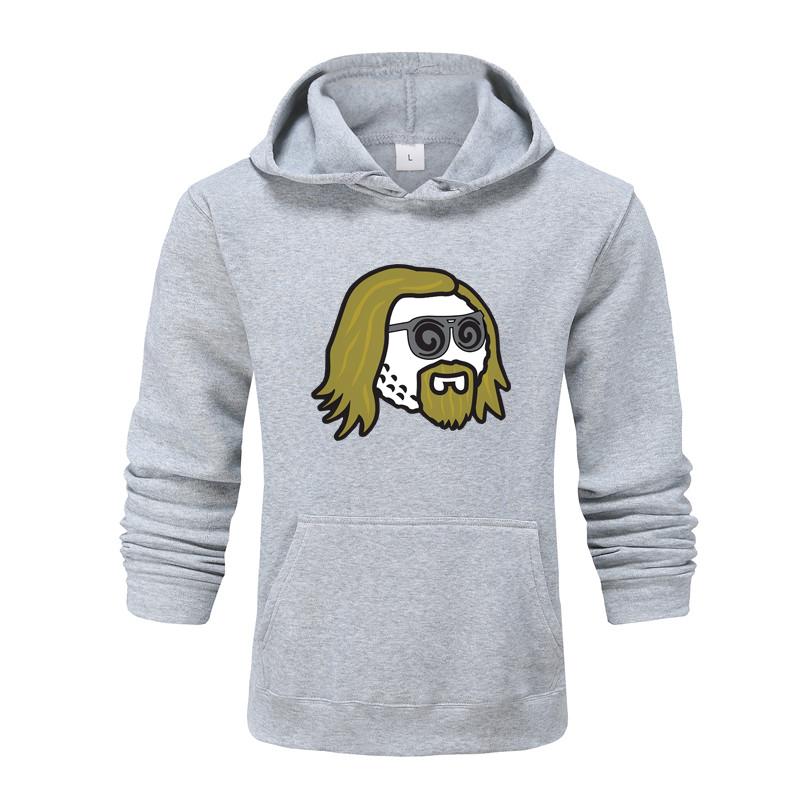 Осень и зима, новая дизайнерская одежда с принтом, мужская толстовка с капюшоном, пуловер для пар