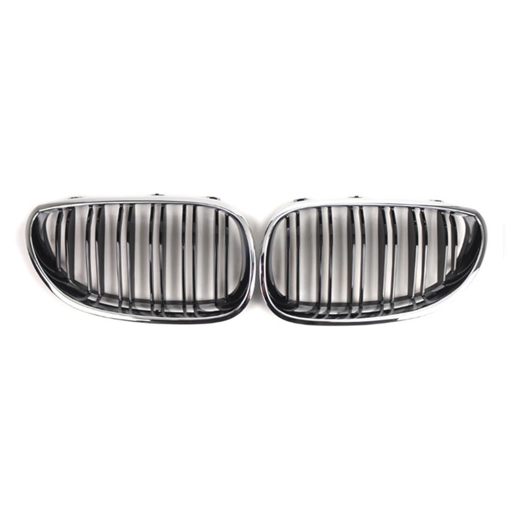 For BMW 5 Series E60 E61 Sedan Touring M5 2003-2010 Front Hood Kidney Bumper Racing Grille Mesh Grill Car Replacement Accessorie