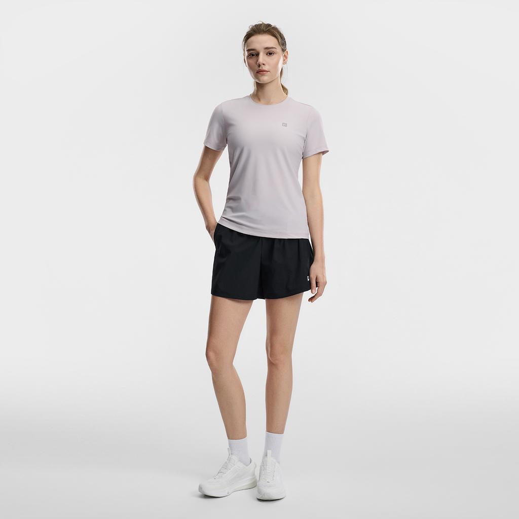 Fila Фитнес Классические Базовые Универсальные Удобные Свободные Плетеные Спортивные Шорты Женские шорты Черный A51W621803FBK