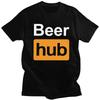 Мужская футболка Custom Beer Hub, повседневная футболка, одежда Beerhub, подарок