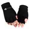 Warm Thick Fingerless Mens Mittens Half Finger Winter Gloves Thermal