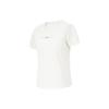 Футболка Li Ning Running Series однотонная, быстросохнущая, светоотражающая, дышащая, с круглым вырезом и коротким рукавом, женская, цвет белый ATSU190-3