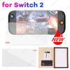 Для Switch 2 Защитная пленка из закаленного стекла Защита от царапин Закаленная пленка для экрана Твердость 9H Сверхпрозрачные аксессуары для игровой консоли