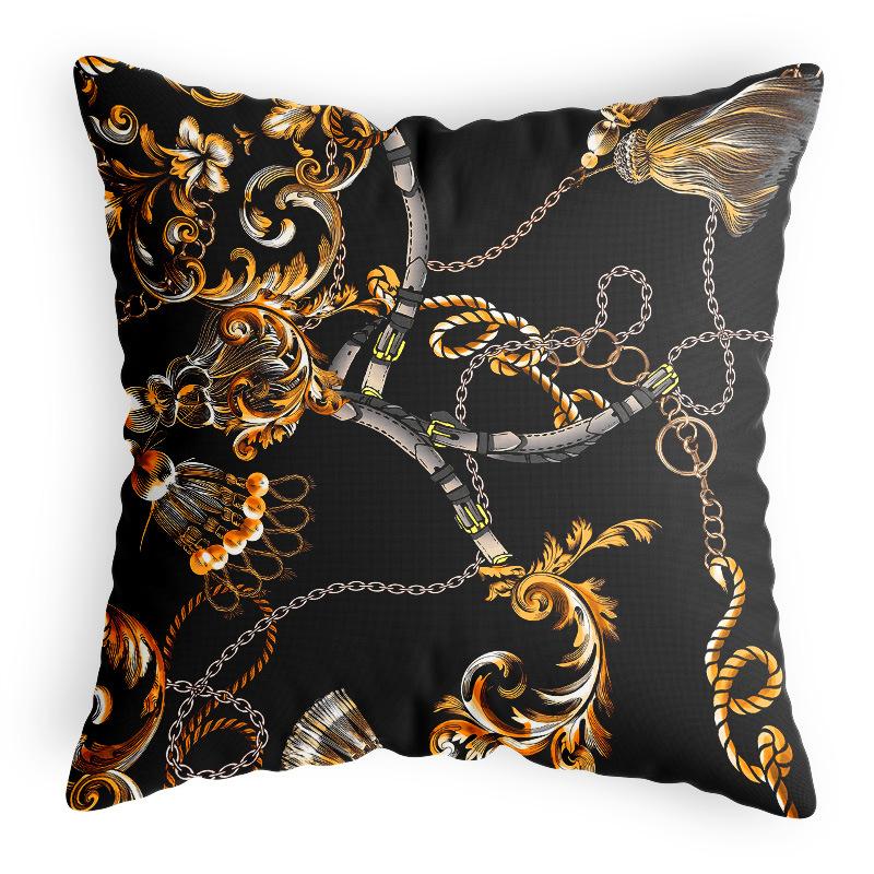 Наволочка Декоративная Полиэстер Лен Сатин Сатин Домашний Стиль Чехол для Подушки Автомобильная Подушка для Спины Наволочка Диван