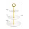 3 Layer Cake Tray Stand Layer Fruits Tray Cupcake Display Holder Birthday Party Dessert Wedding Christmas Creative Plate Tray