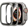 Titanium Full Coverage Tempered Glass Screen Protector Cover for Iwatch Apple Watch Ultra 2 Ultra2 49Mm 49 Mm Protective Film Protection Accessories