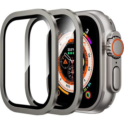 Титановая защитная пленка из закаленного стекла с полным покрытием для Iwatch Apple Watch Ultra 2 Ultra2 49 мм 49 мм Защитная пленка Защитные аксессуары