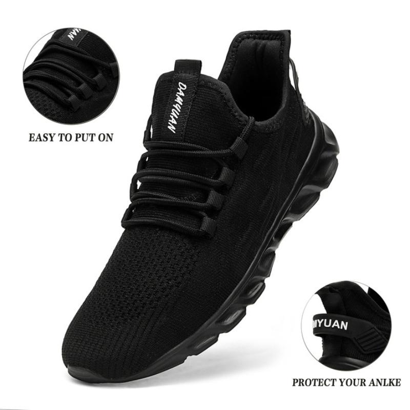Fashion Fujeak Plus Size 40-46 Casual Sneakers Lightweight Running Shoes for Men Non-slip Footwear Breathable Trendy Comfort Soft Flats