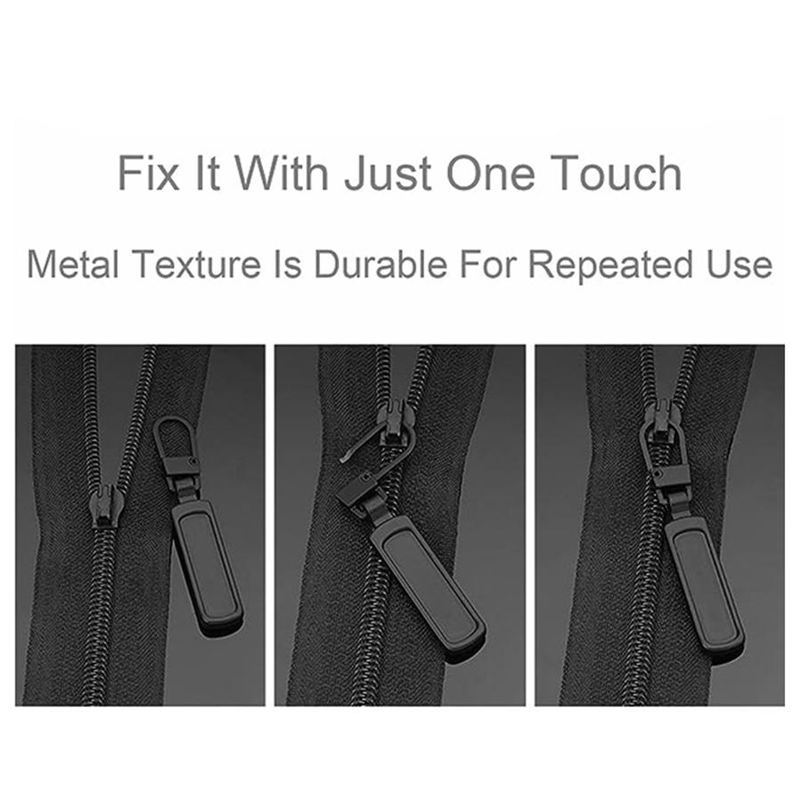 5 шт. съемник бегунка для молнии, универсальный сменный съемник для молнии, набор для мгновенного ремонта молнии для сломанной пряжки, аксессуары для рукоделия, шитья