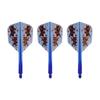 CONDOR Dart Flights GINJA NINJA Matt Campbell Model Small L Clear Blue