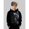 New Anime Hoodie, Wolf 3D Cartoon Children's Clothing, Suitable for Both Boys and Girls, Long-sleeved Autumn Clothing, Suitable for Children Aged 5-14