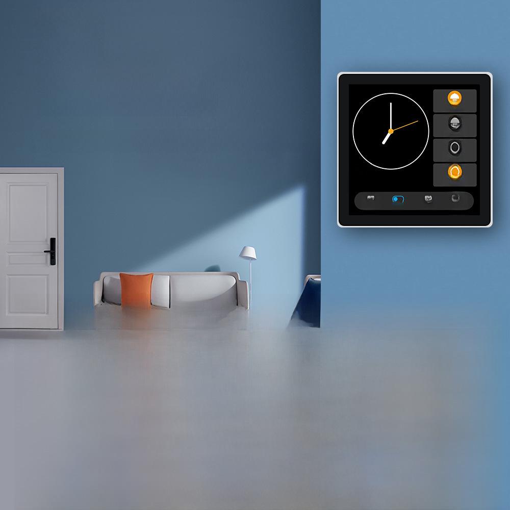 Умная панель Tuya Zigbee, многофункциональный сенсорный ЖК-выключатель