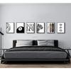 Fashion Trendy Leopard Wall Art Set of 6 Stockholm Preppy Room Painting Picture Wall Decor Black White Aesthetic Cheetah Poster Print Artwork for