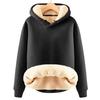 Men Sweatshirt Long Sleeve Loose Padded Drawstring Men Winter Hooded Sweatshirt Daily Wear