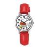 Женщины P003-324 ( Часы Q&Q PEANUTS Design Водонепроницаемые) Круглые часы красные аналоговые
