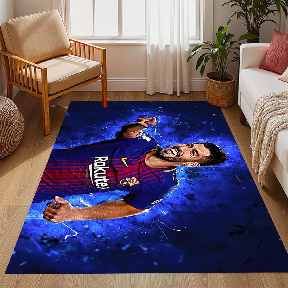 Ecuadorian Football Legend Floor Mat Perfect for Game Room Dormitory Kitchen Entryway Anti-slip Rug Anime Office Decor