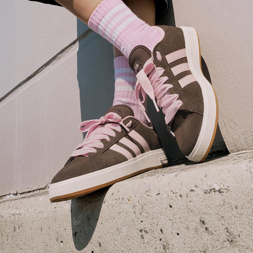 adidas Grand Court Base 00-х 'Слои Земли Прозрачно-Розовый'