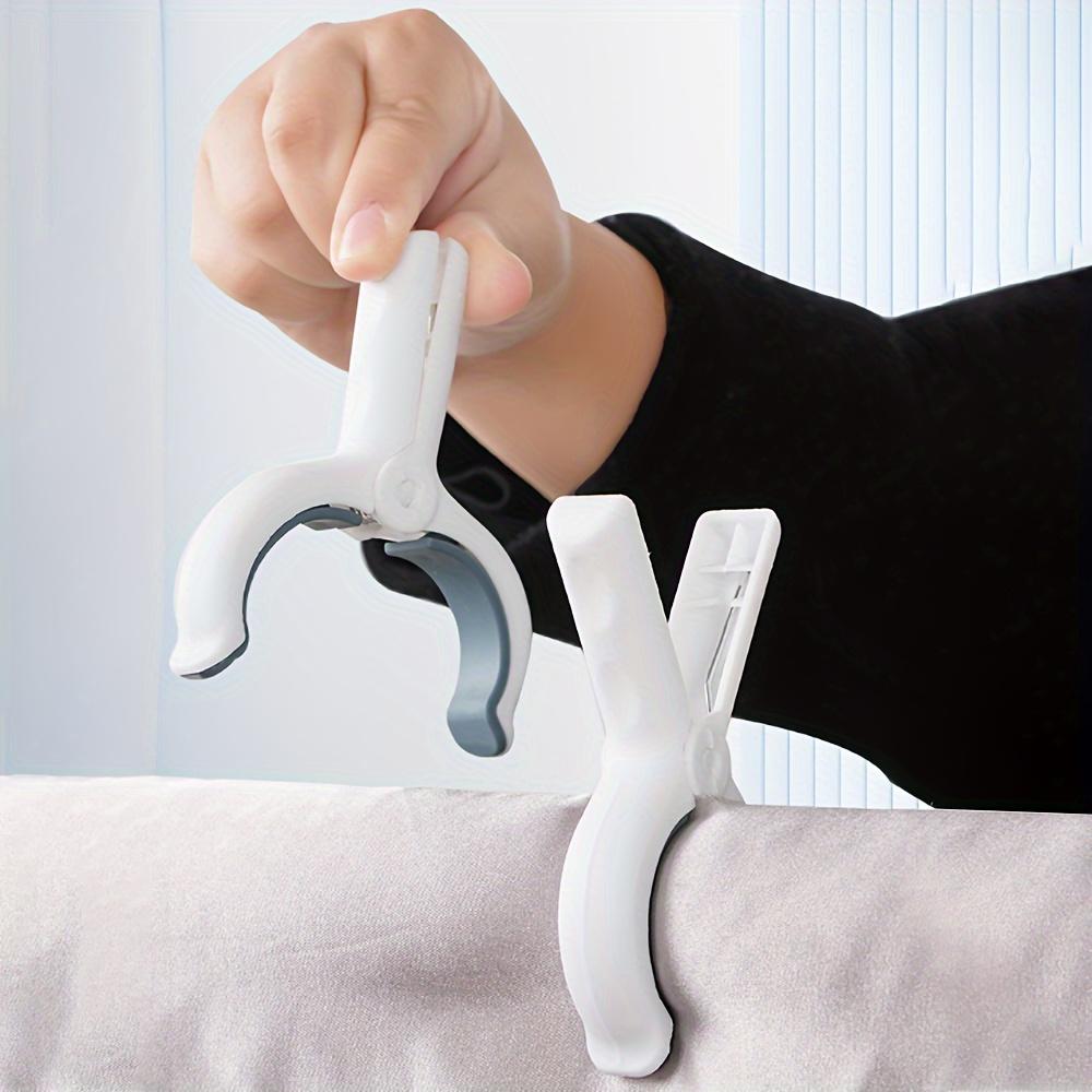 6pcs Beach Towel Clips, Heavy-Duty Plastic Clothes Pins, Quilt Drying Clips, Windproof Clothes Clips, Keep Your Towel, Clothes