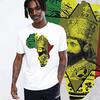 Регги футболка Roots Rock Rasta Flag Jah Rastafari Хайле Селасси Растаман футболка
