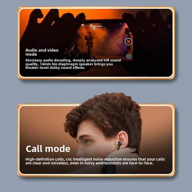 Беспроводная Bluetooth-гарнитура Flying Wing Door с наушниками-вкладышами Bluetooth 5.3